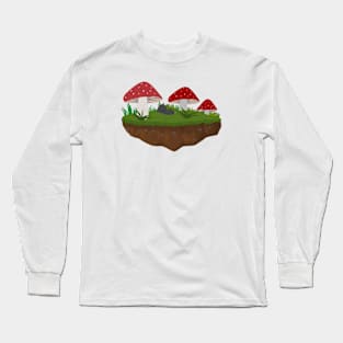 Mushroom island Long Sleeve T-Shirt